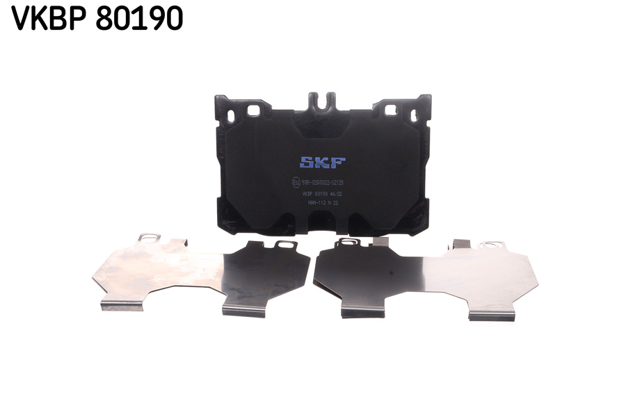 Комплект тормозных колодок, дисковый тормоз - VKBP 80190 SKF